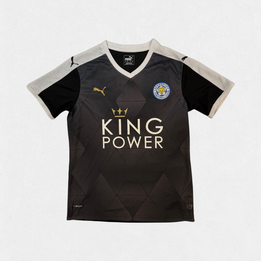 Leicester City 2015/16 Puma Vardy away football shirt (S)