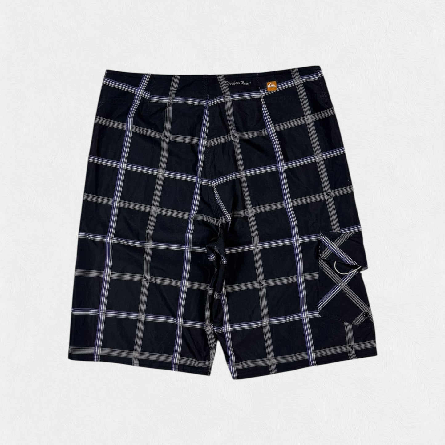 Vintage Quiksilver baggy checkered shorts (W32)