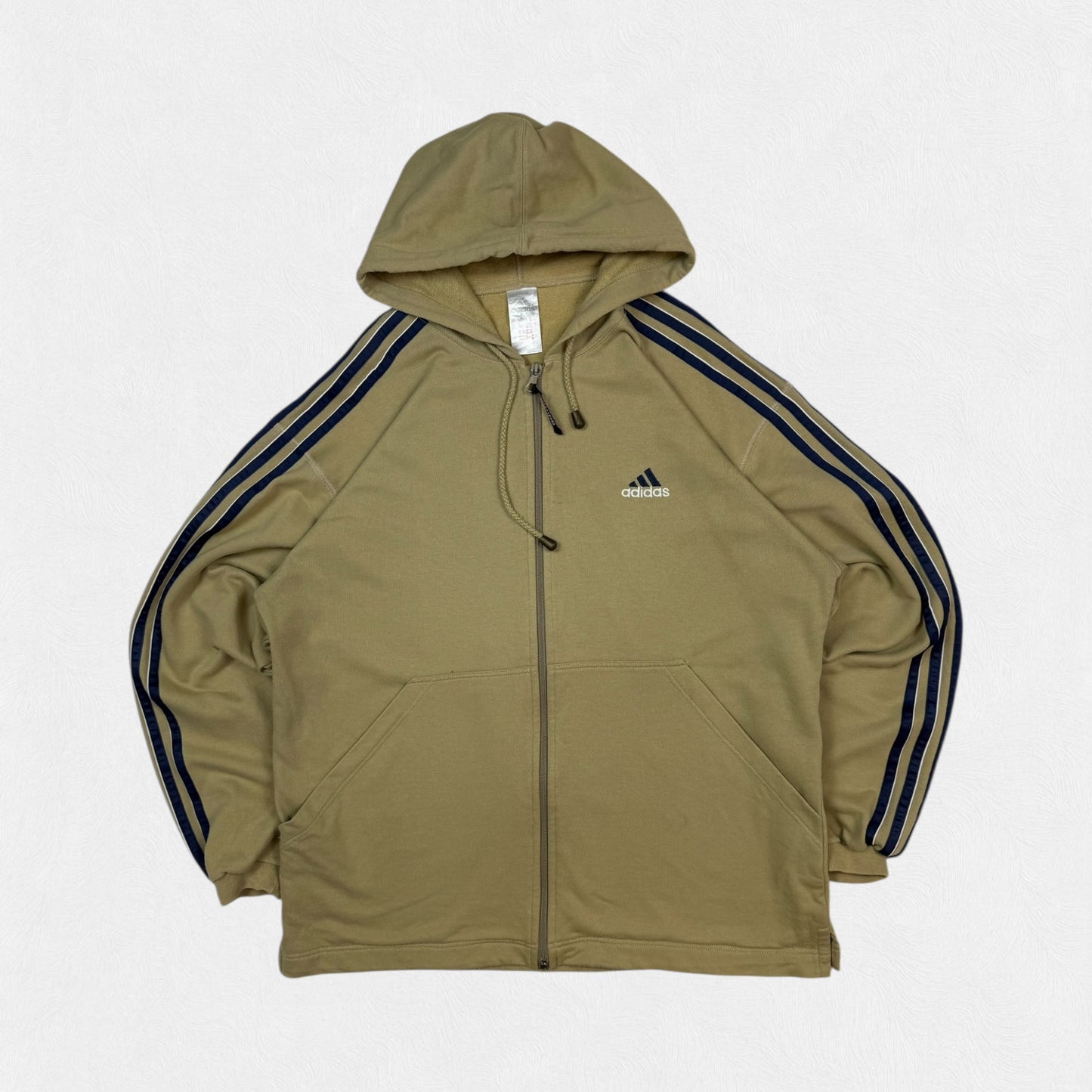 Vintage 90s Adidas full zip hoodie (S)