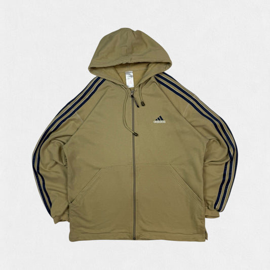 Vintage 90s Adidas full zip hoodie (S)
