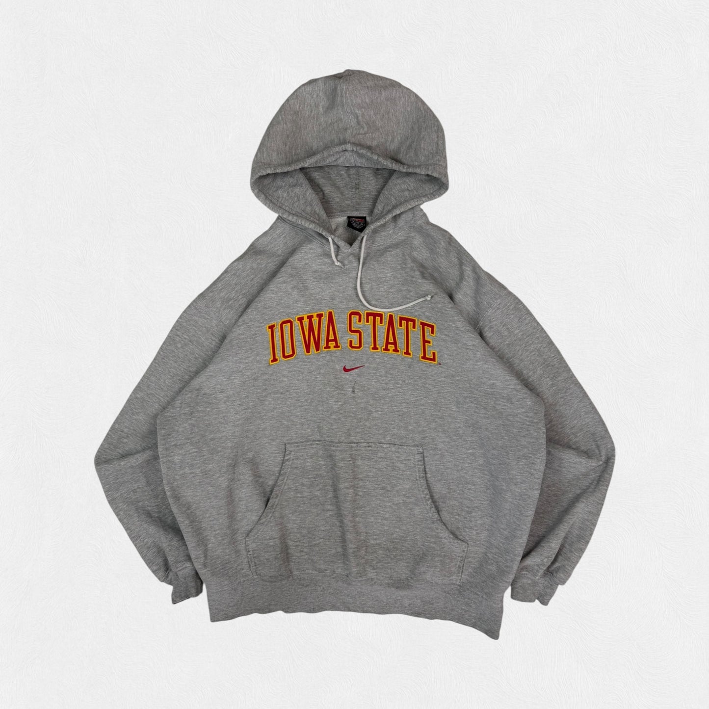 Vintage 90s Nike Iowa state centre swoosh hoodie (XL)