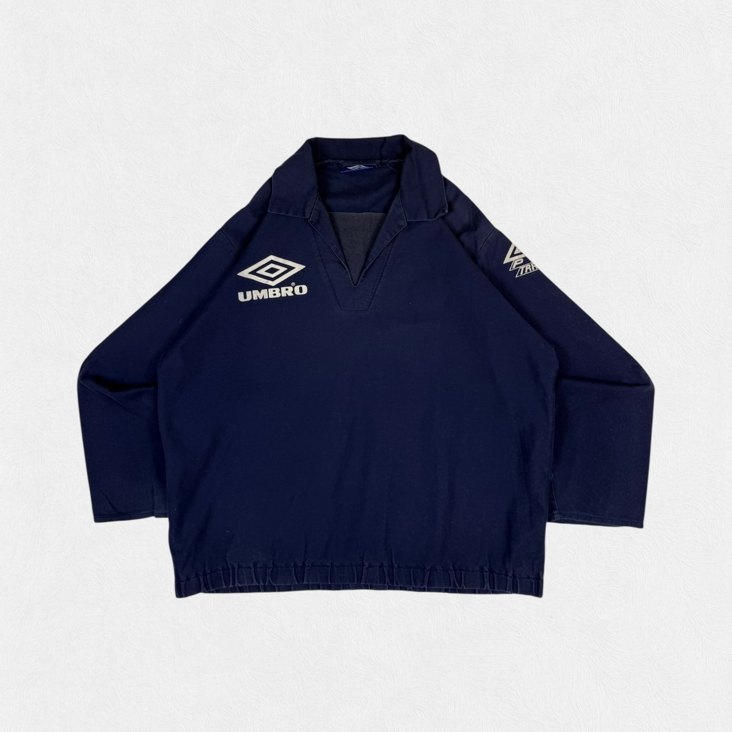 Vintage 90s Umbro pro training football drill top (L)
