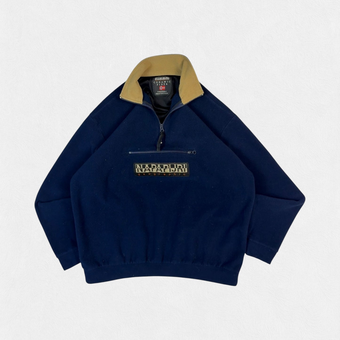 Vintage Napapijri quarter zip fleece (L)