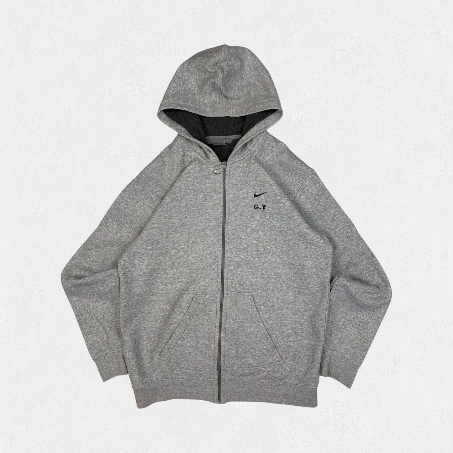 Vintage Nike mini swoosh full zip hoodie (M)