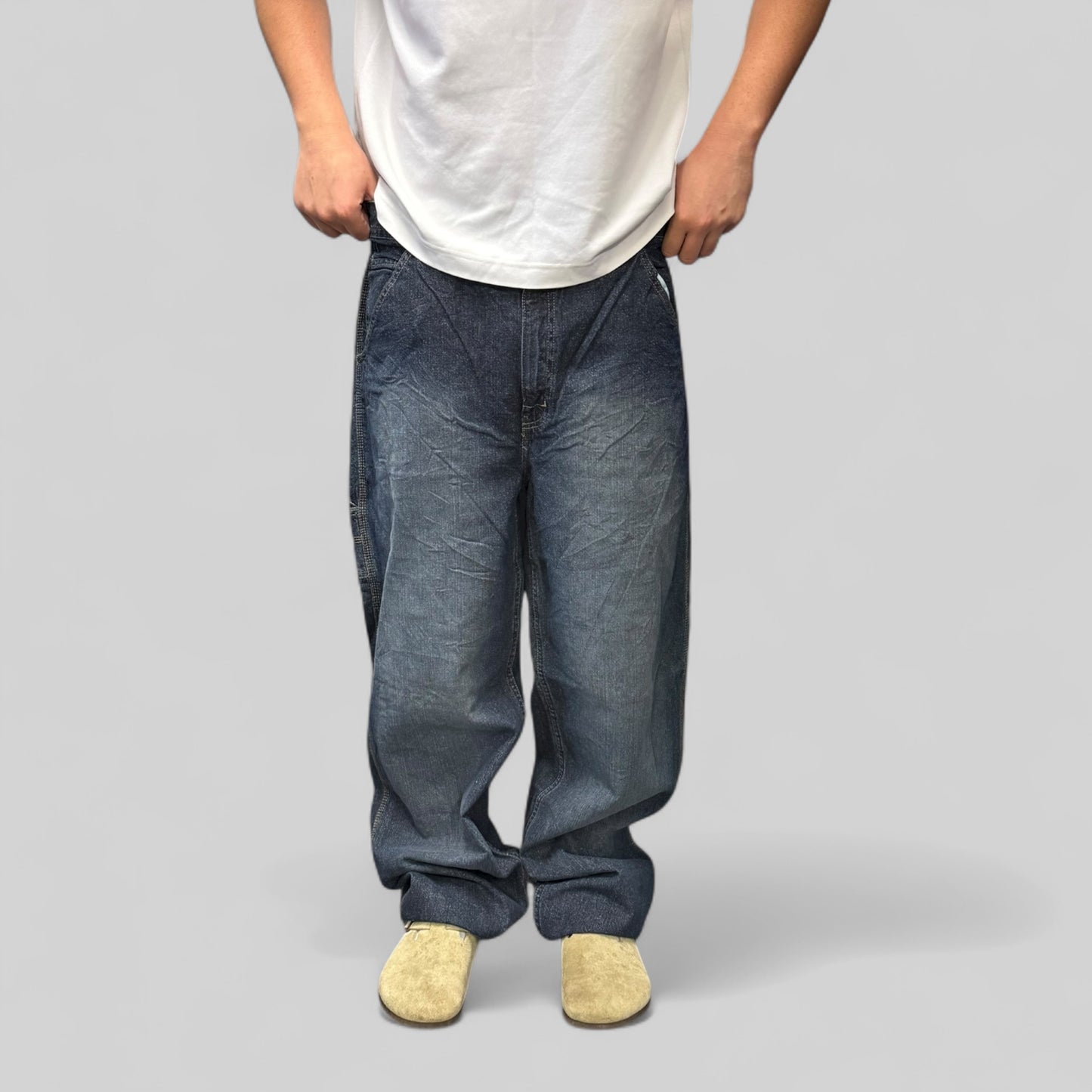Baggy fit carpenter denim jeans (W36)