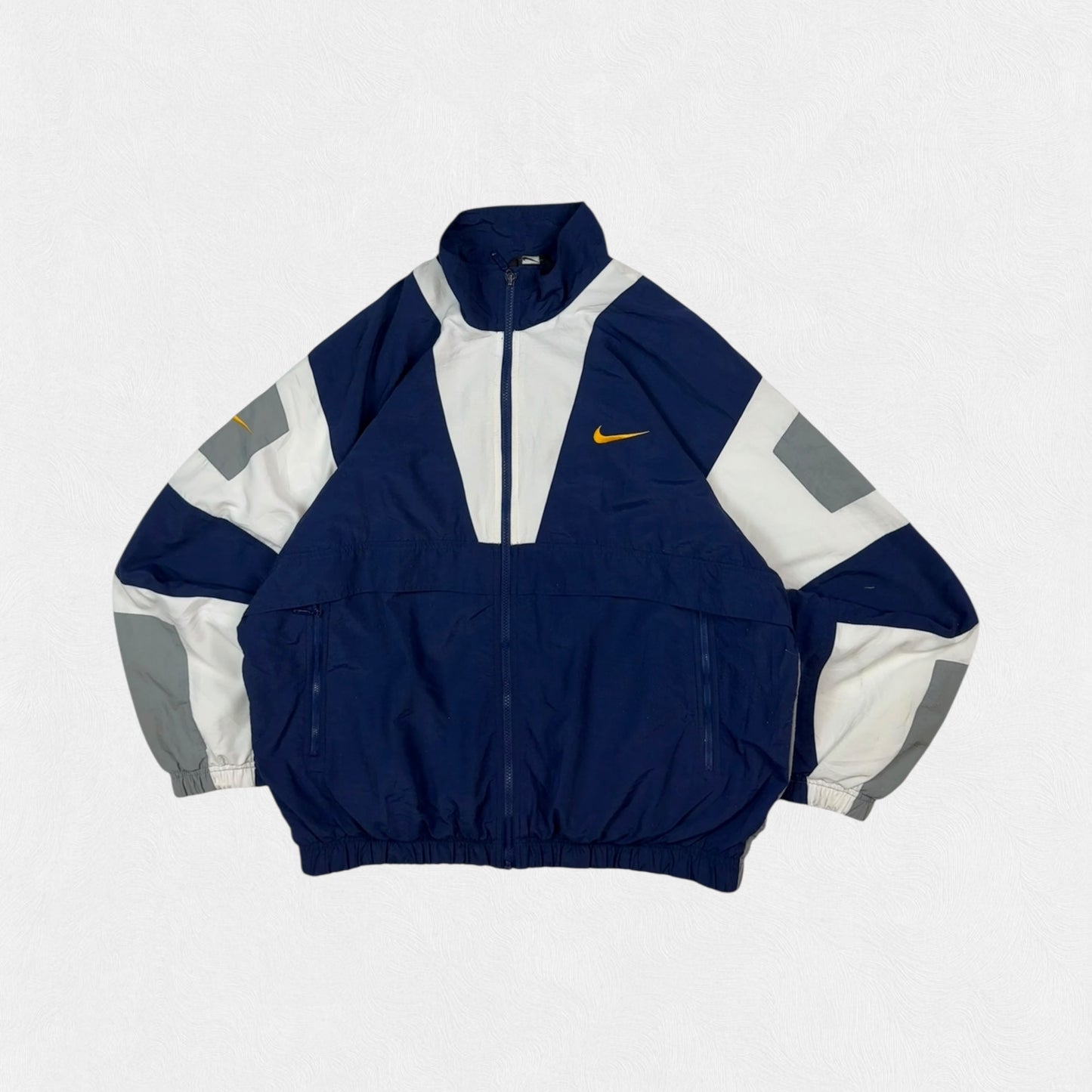 Vintage 90s Nike colour block track jacket (L)