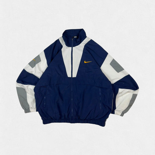 Vintage 90s Nike colour block track jacket (L)