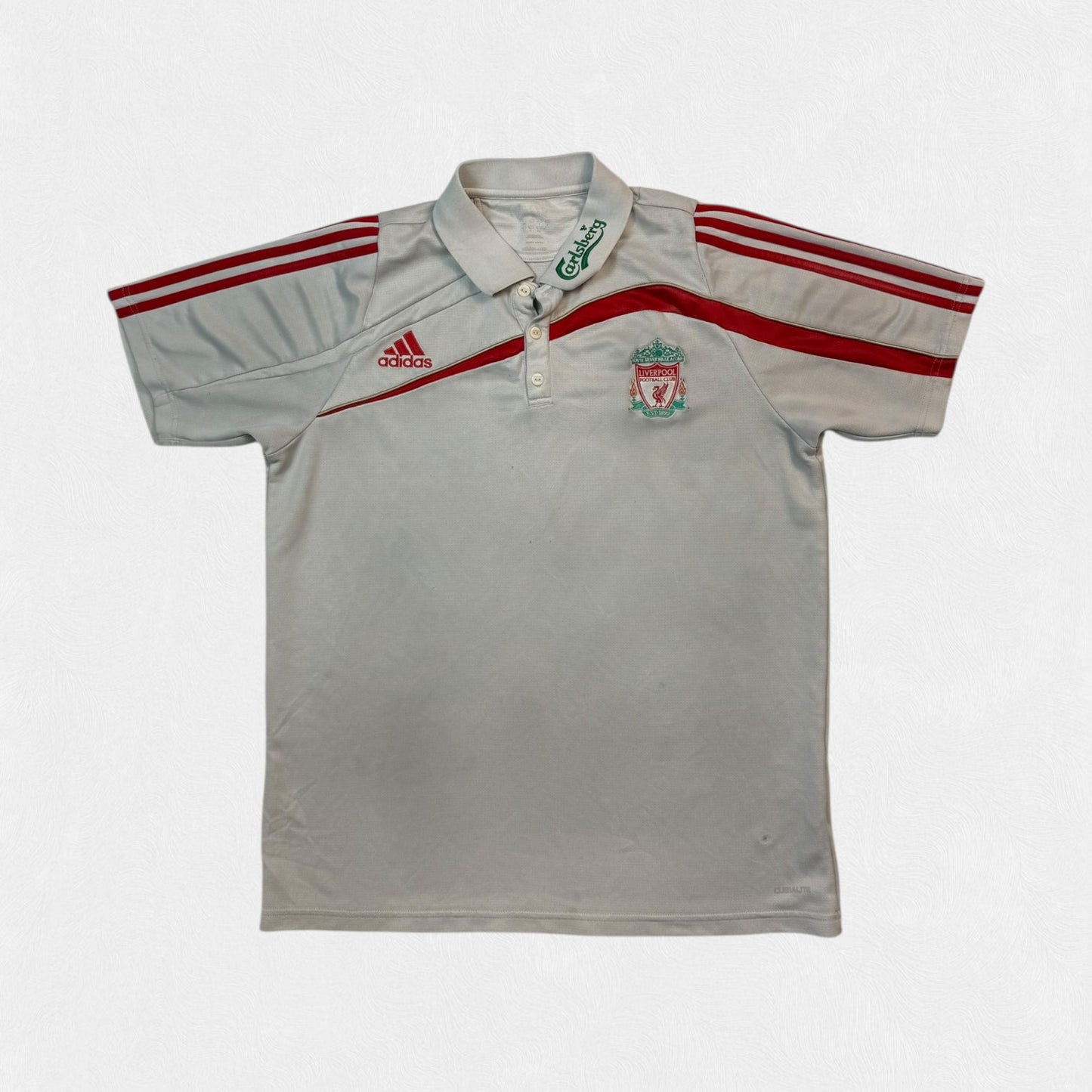 Liverpool 2009/10 Adidas training polo shirt (L)