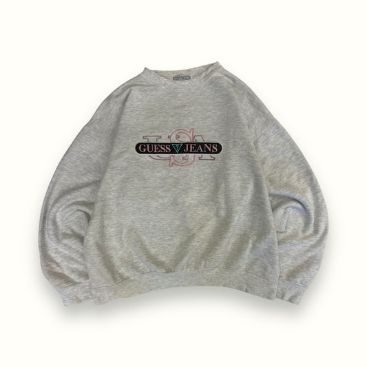Vintage 90s Guess Jeans spell out sweatshirt (XL)