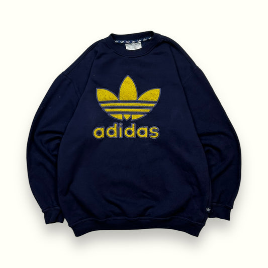 Vintage 90s Adidas originals centre logo sweatshirt (M)