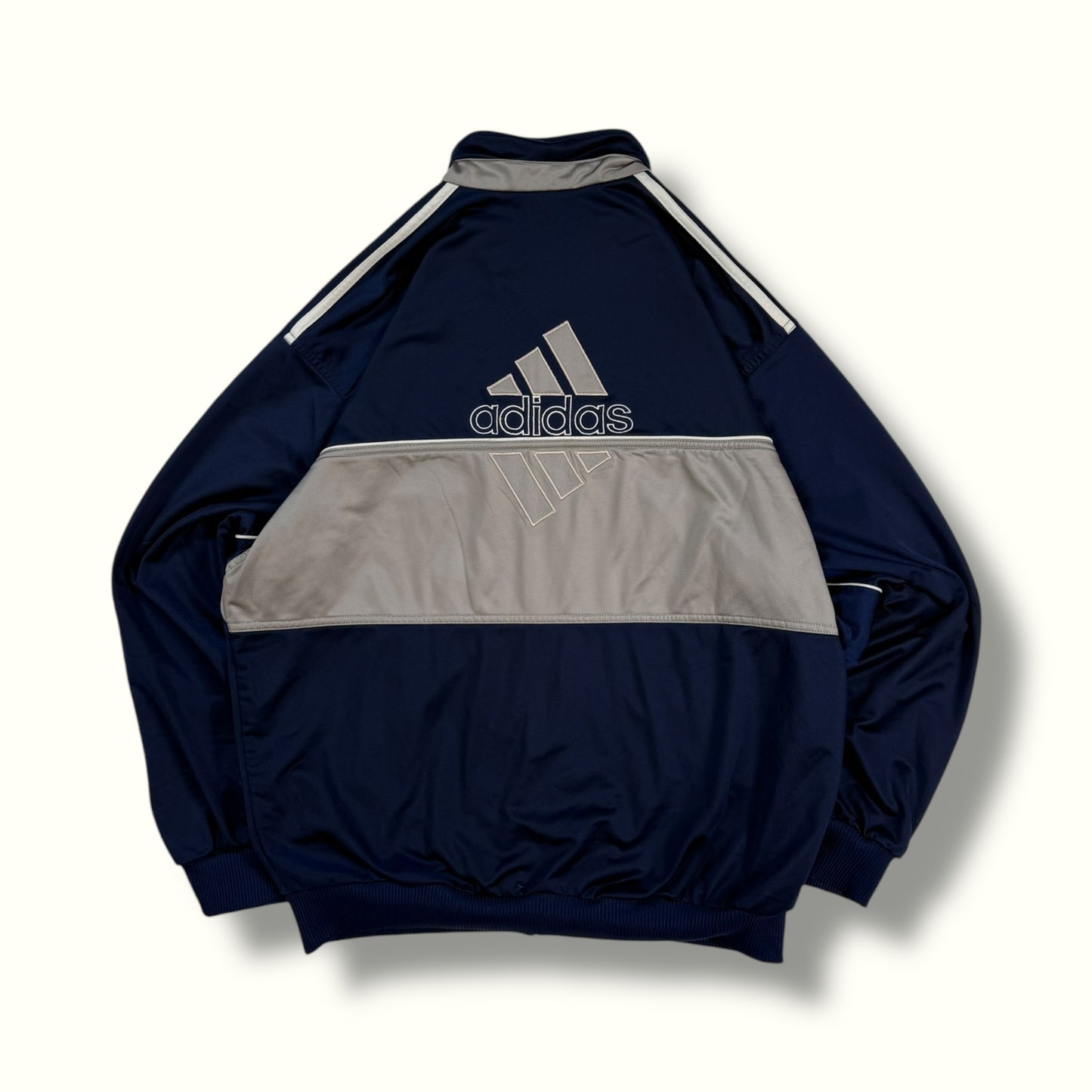 Vintage Adidas colour block track jacket (L)