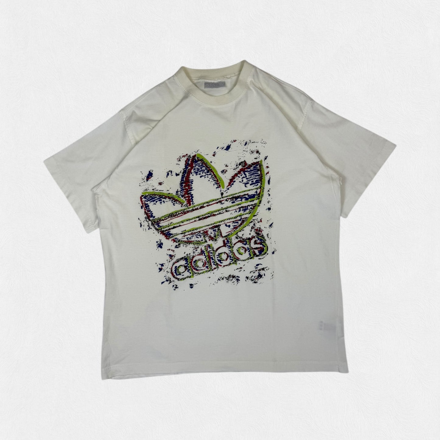 Vintage 90s Adidas originals graphic tee (M)