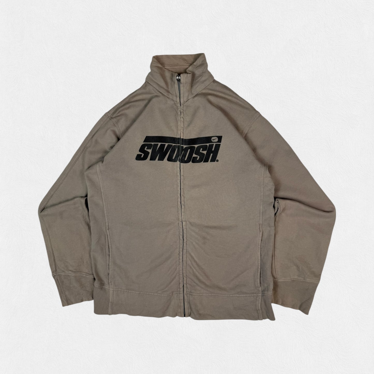 Vintage Nike swoosh spell out track top (L)