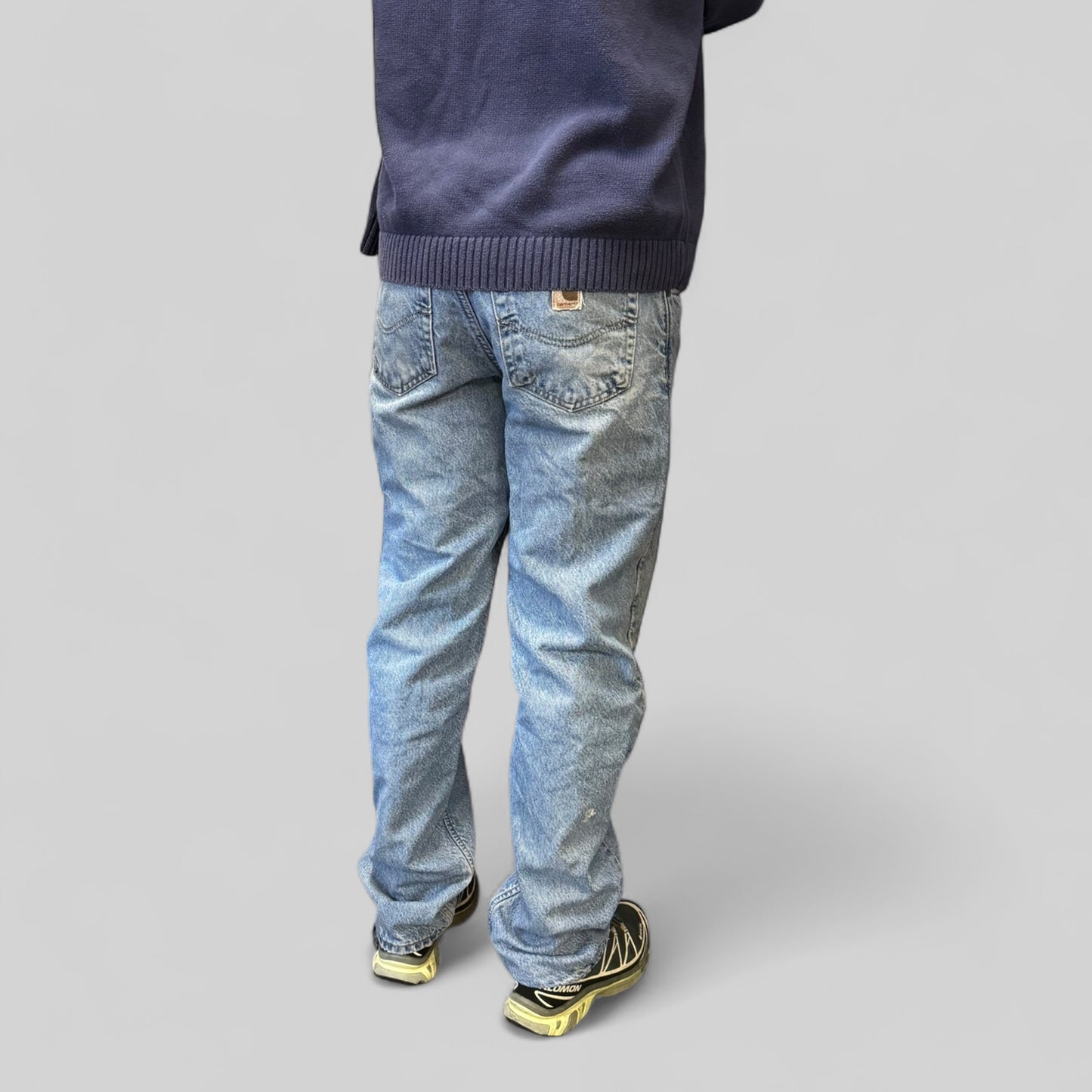 Vintage Carhartt fleece lined denim jeans (W30)