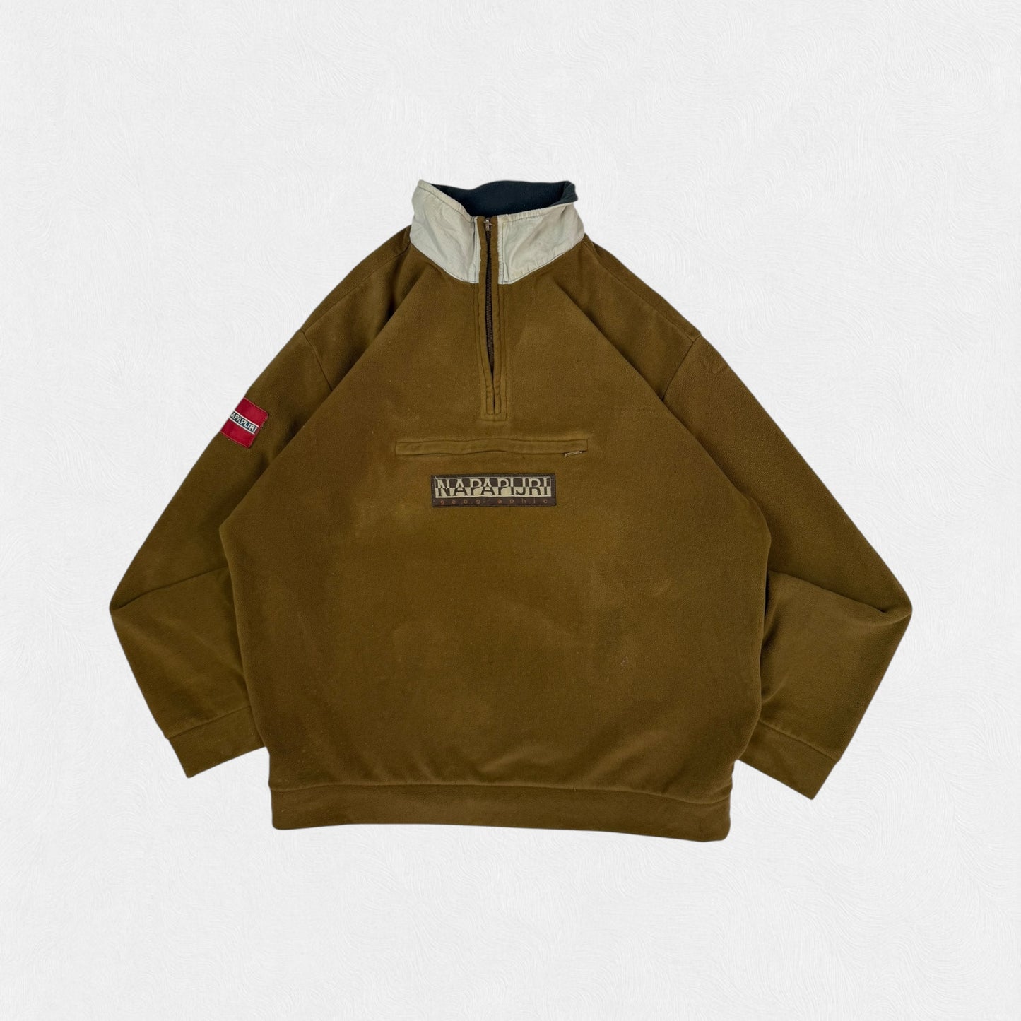 Vintage Napapijri quarter zip fleece (M)