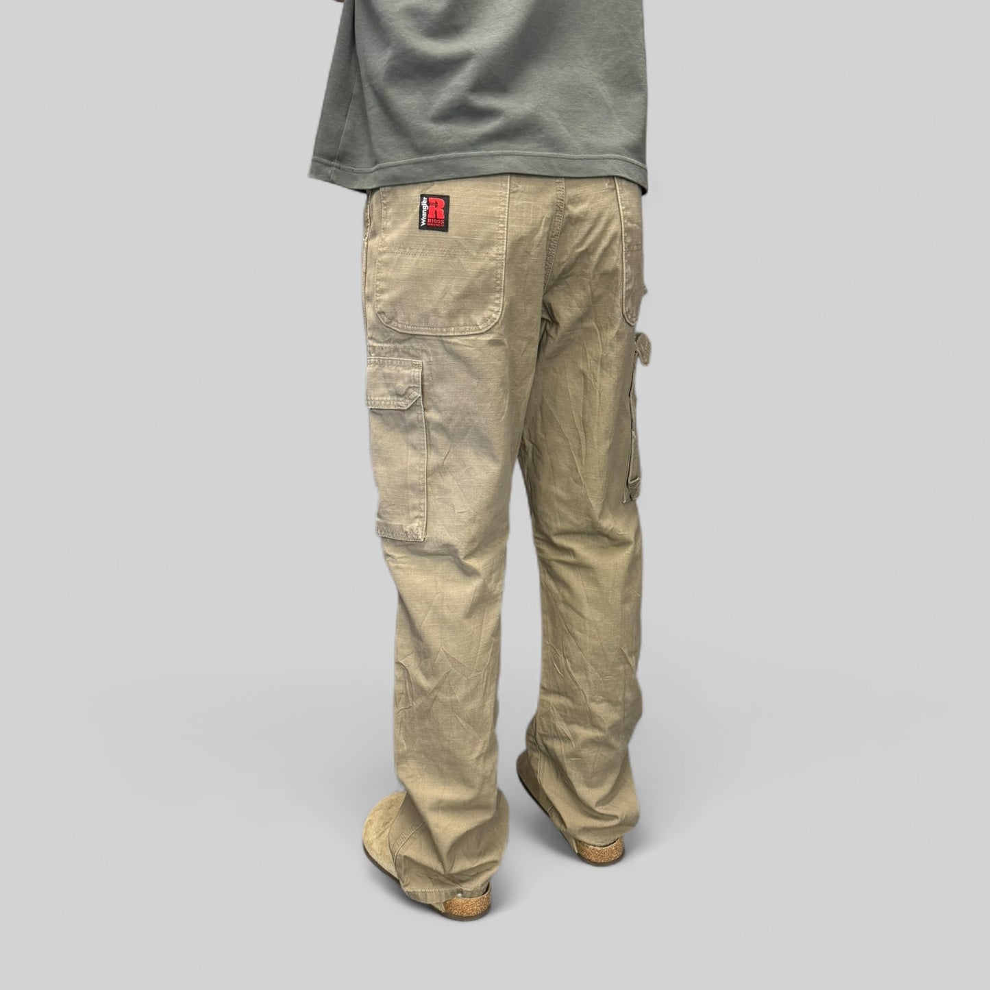 Wrangler Riggs baggy double knee carpenter pants (W33)
