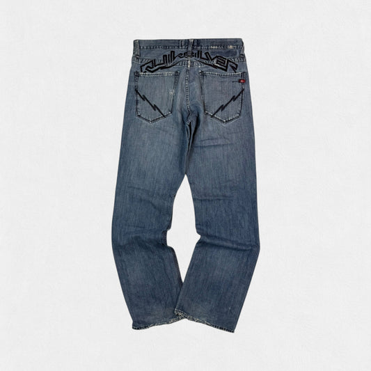 Vintage Quiksilver spell out baggy jeans (W34)