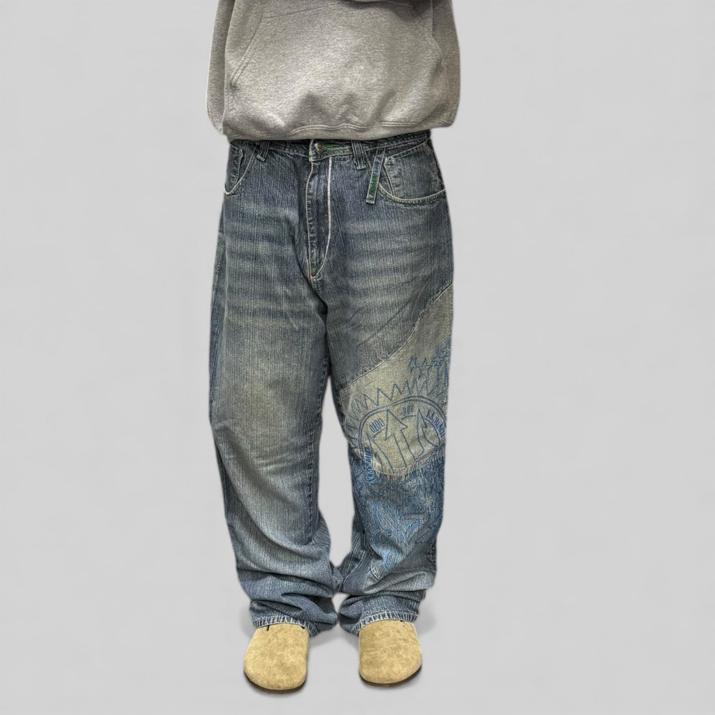 Vintage Akademiks baggy hip hop jeans (W36)