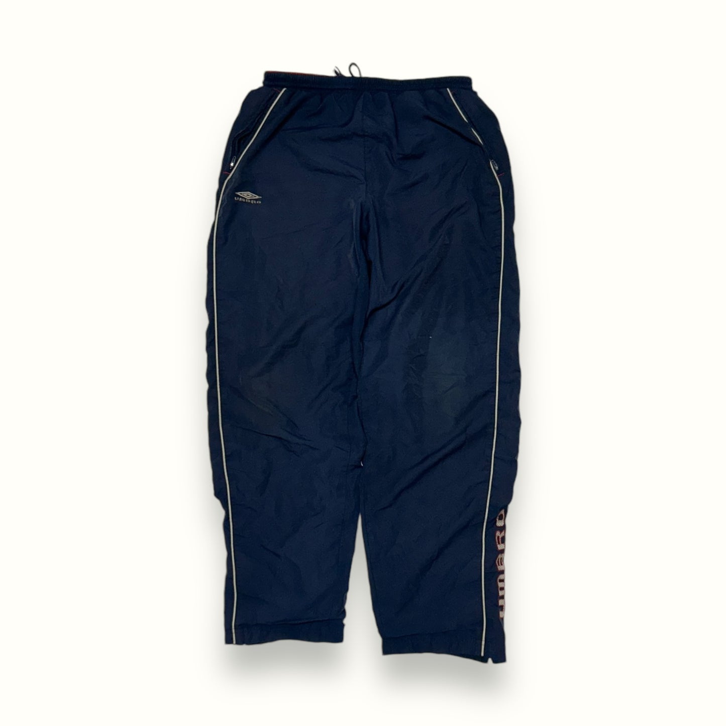 Vintage Umbro spell out track pants (L)