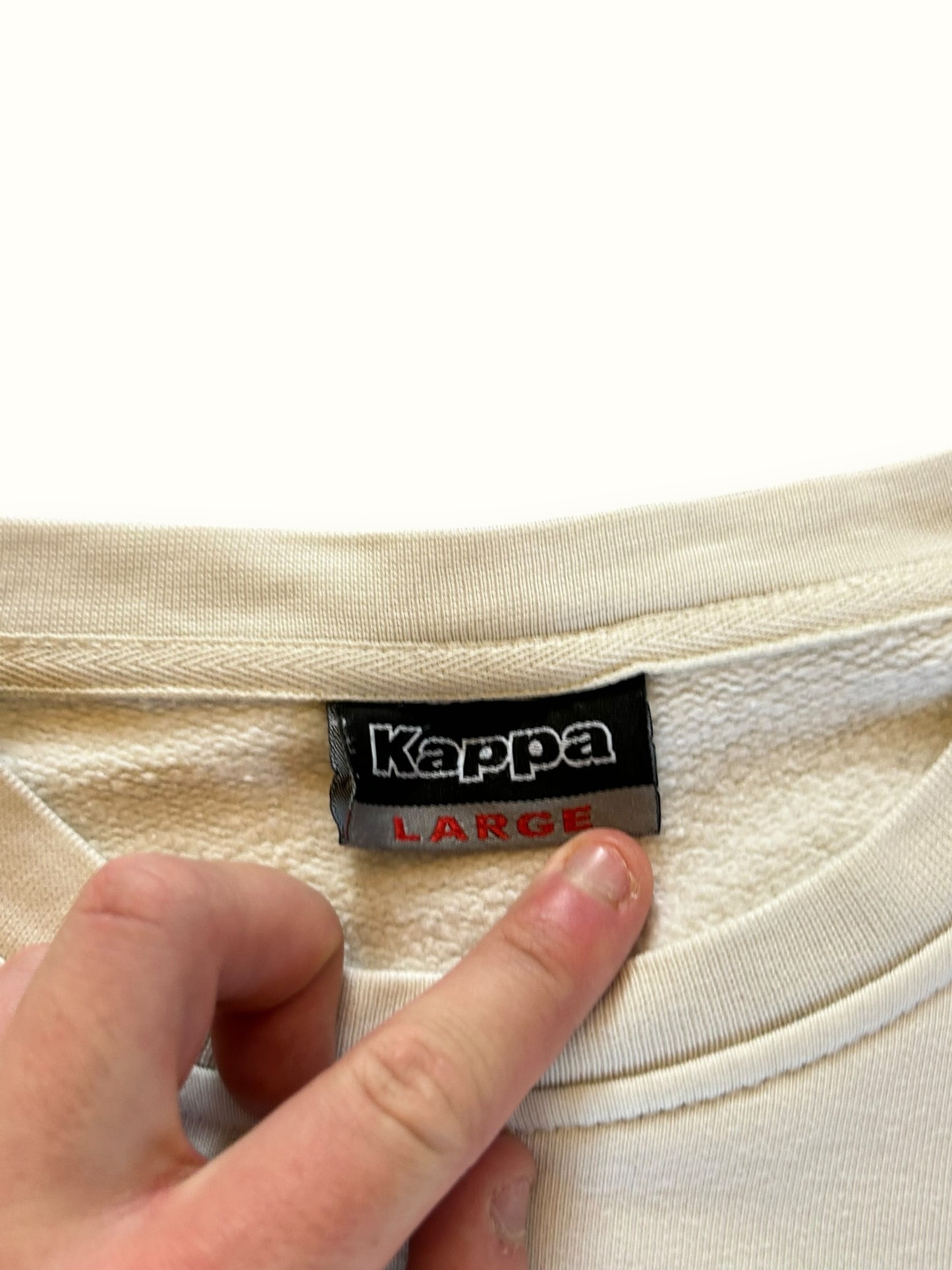 Vintage Kappa centre logo sweatshirt (L)
