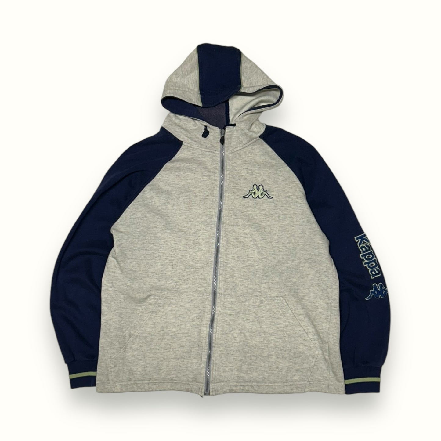 Vintage 90s Kappa full zip hoodie (M)