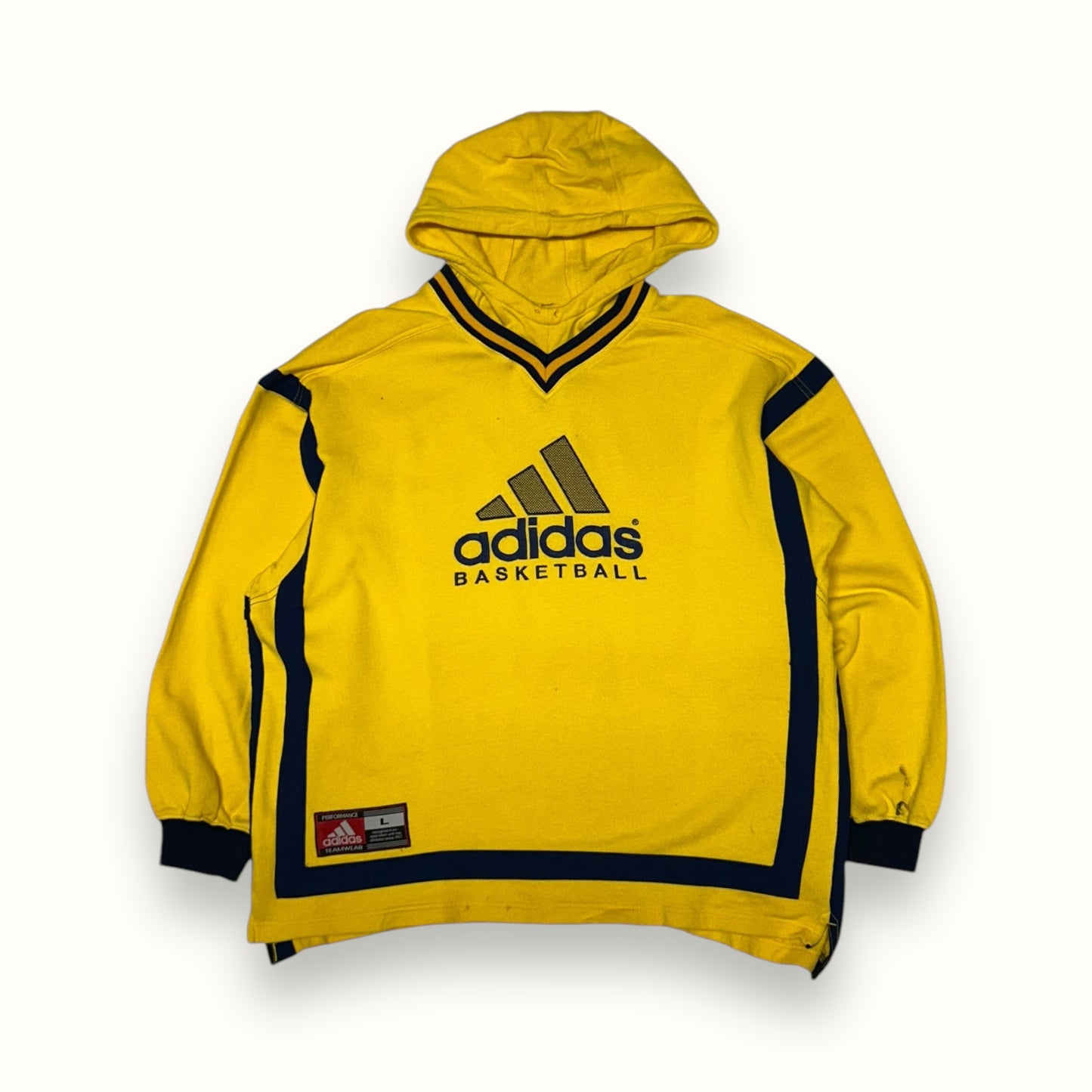 Vintage 90s Adidas basketball hoodie (L)