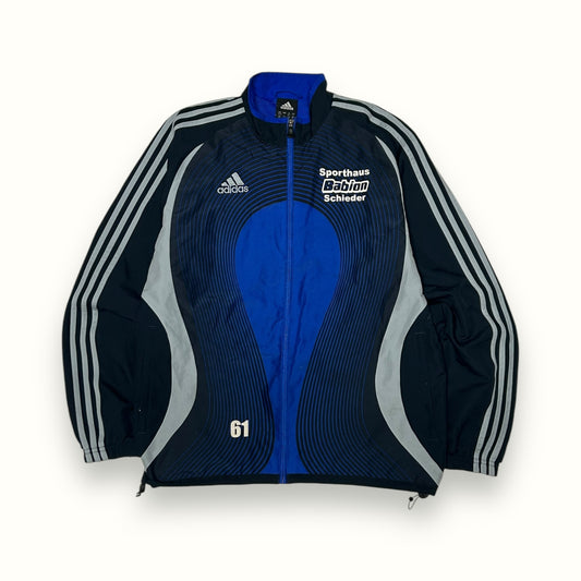 Vintage Adidas all over print track jacket (L)