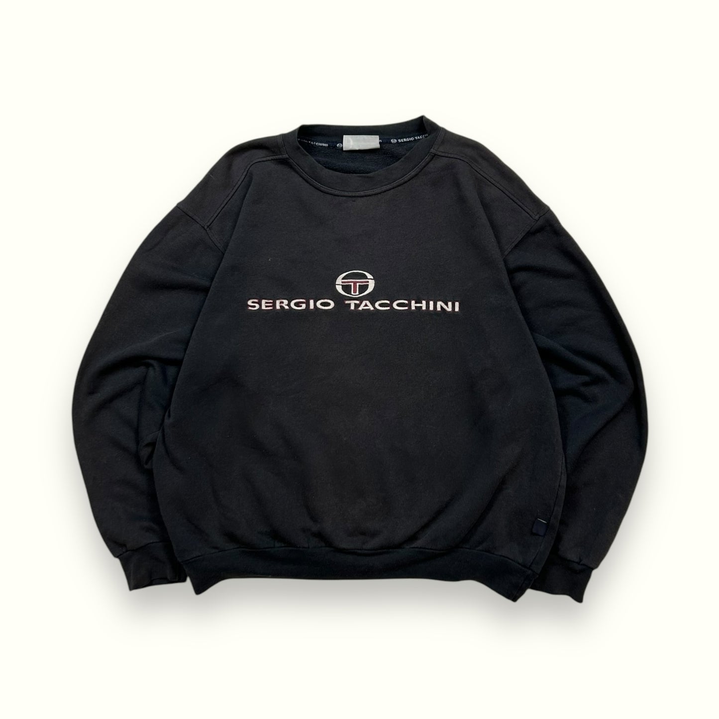 Vintage Sergio Tacchini spell out sweatshirt (S)