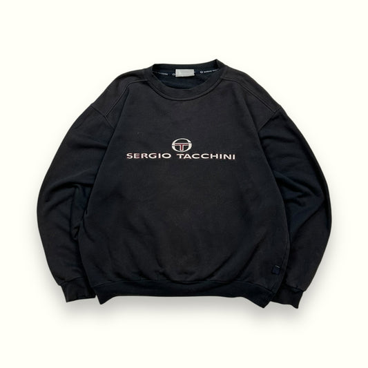 Vintage Sergio Tacchini spell out sweatshirt (S)