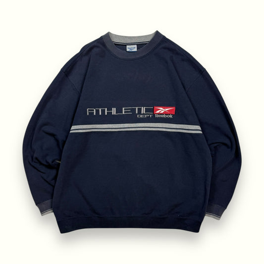 Vintage Reebok athletic dept spell out sweatshirt (XL)