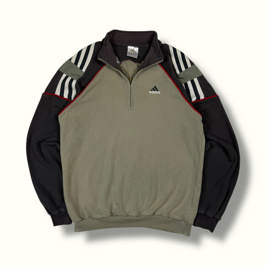 Vintage Adidas quarter zip sweatshirt (M)