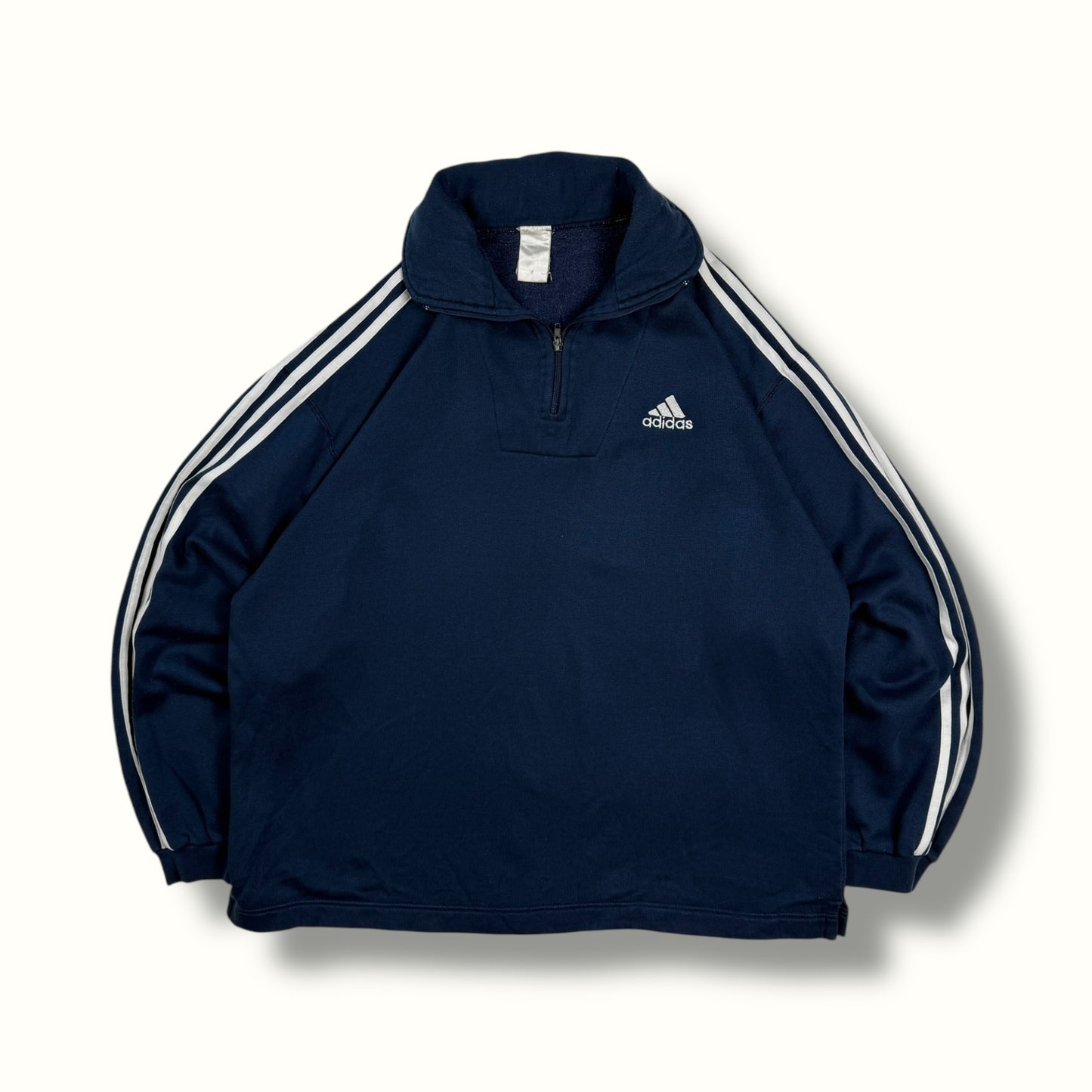 Vintage 90s Adidas quarter zip sweatshirt (XL)