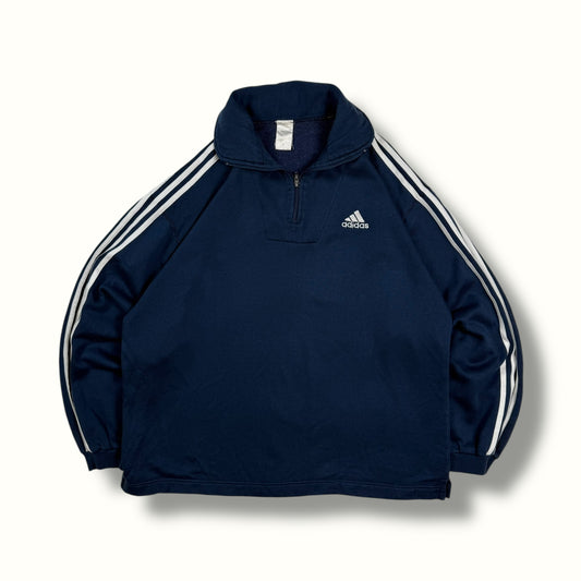Vintage 90s Adidas quarter zip sweatshirt (XL)