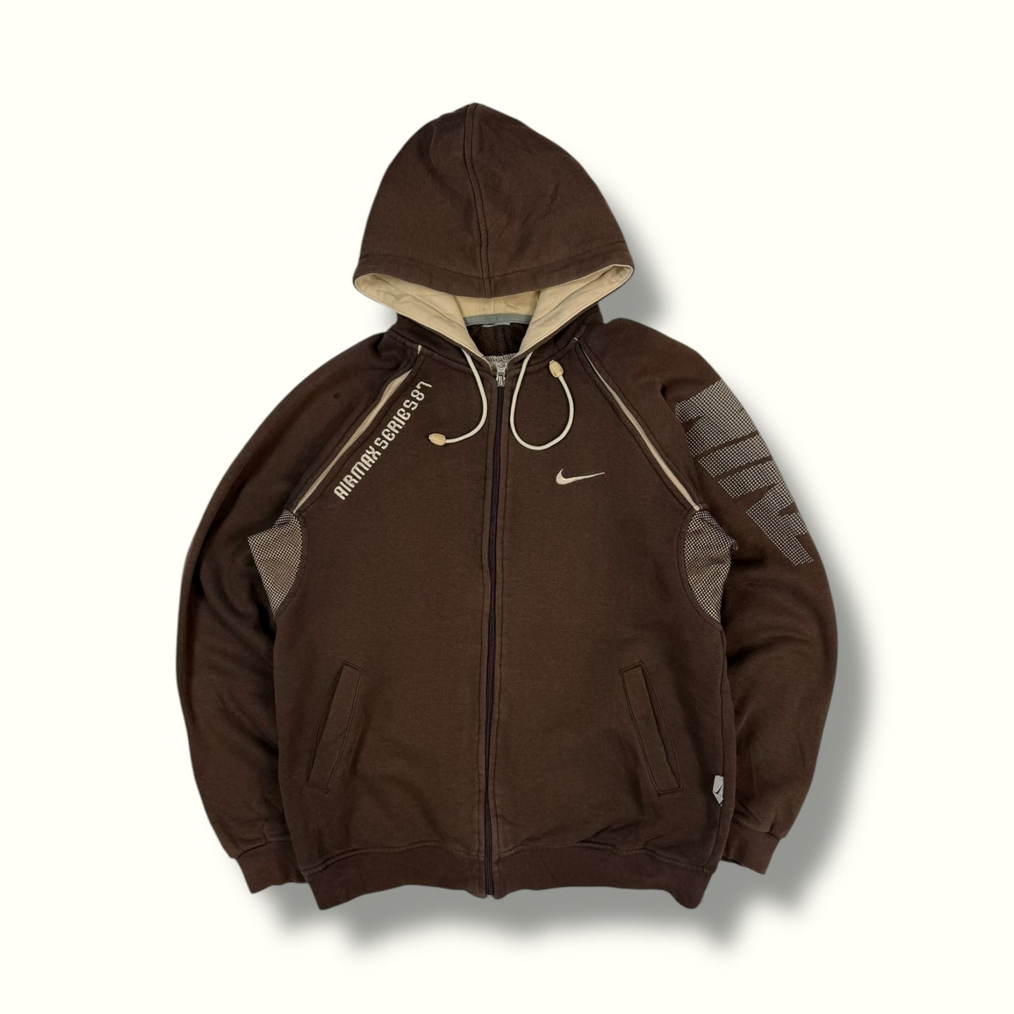 Vintage Nike air max zip up hoodie (M)