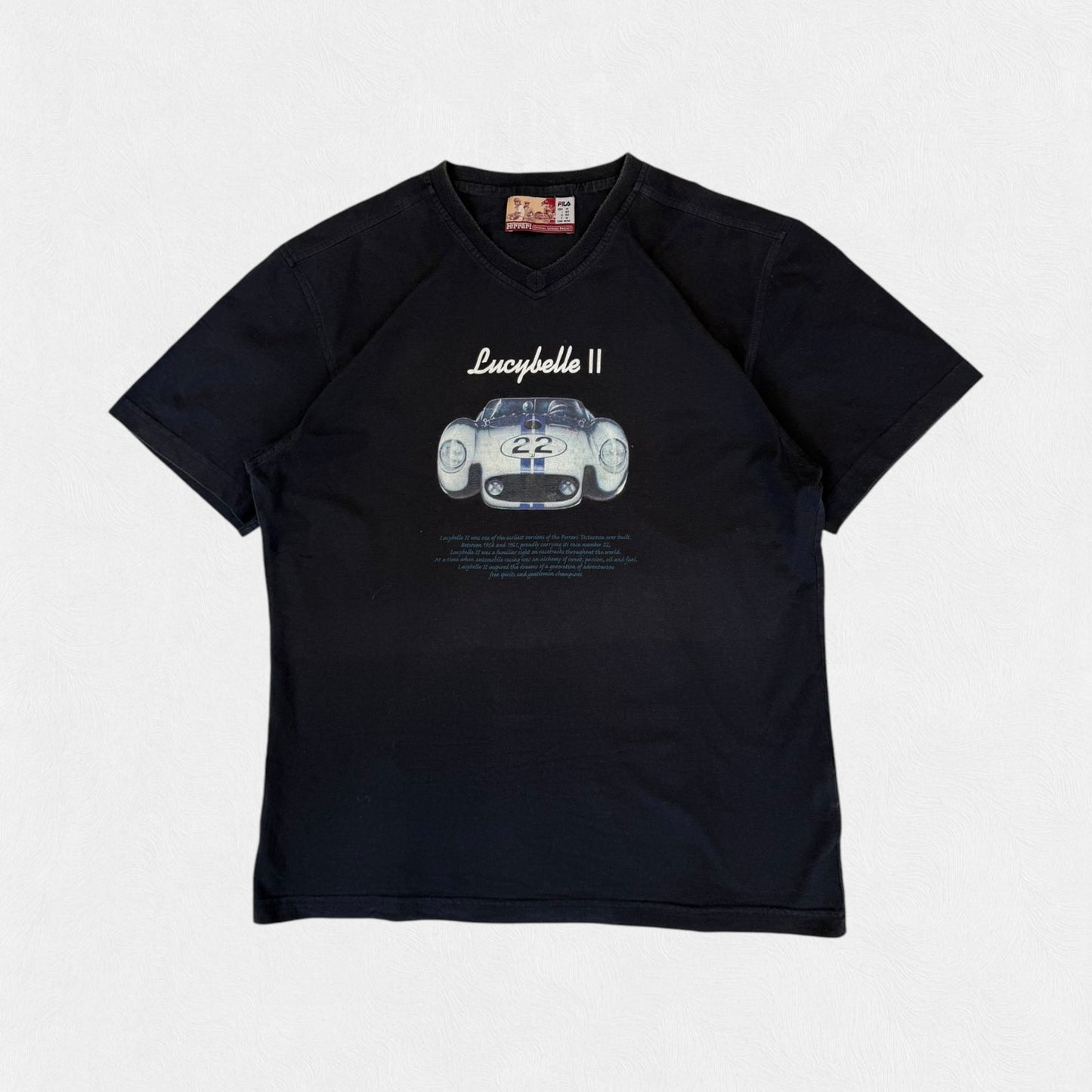 Ferrari Fila racing car graphic tee (M)