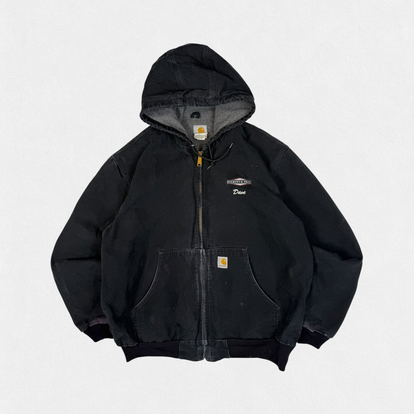 Vintage Carhartt hooded active workwear jacket (XL)