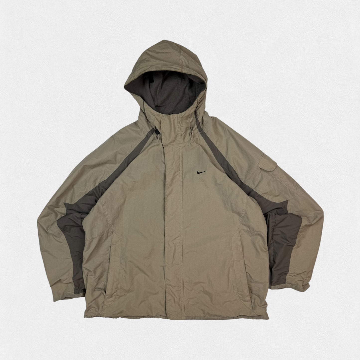 Vintage Nike reversible fleece rain jacket (L)