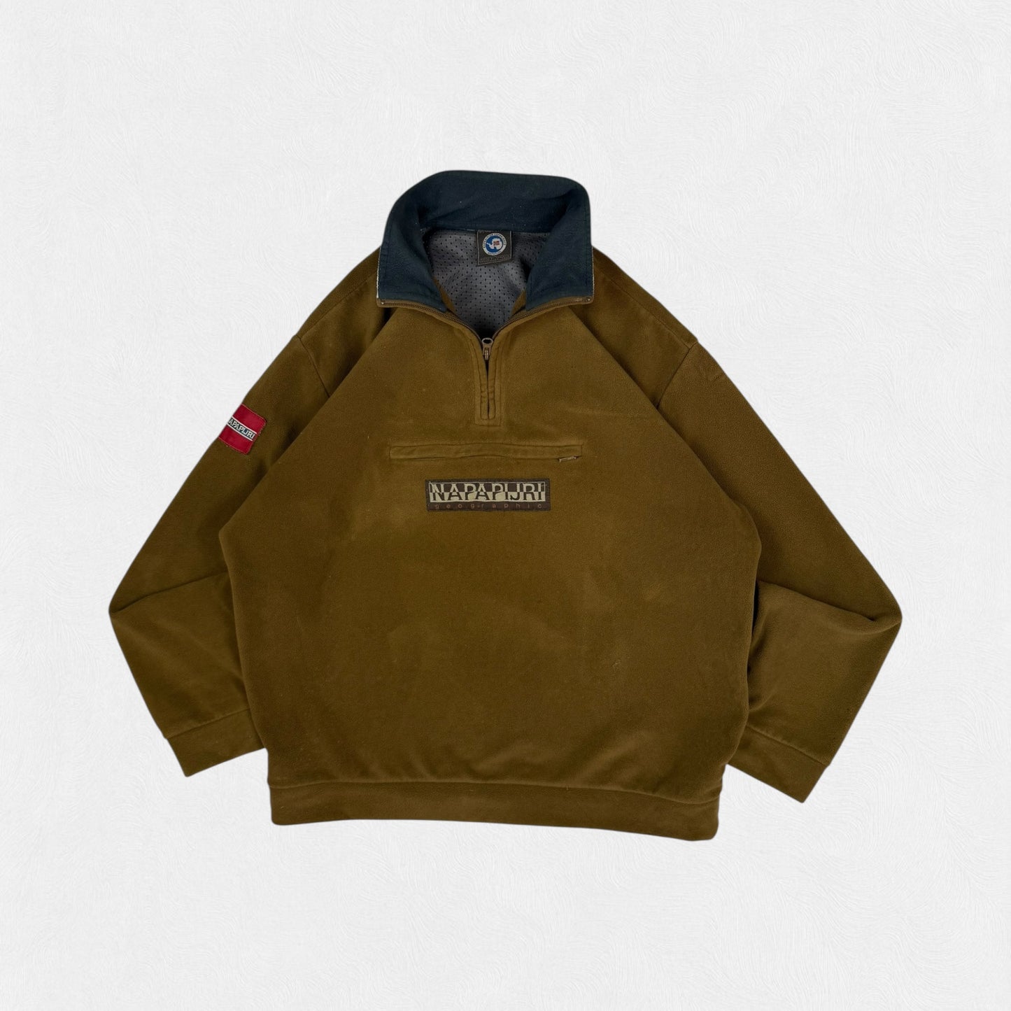 Vintage Napapijri quarter zip fleece (M)