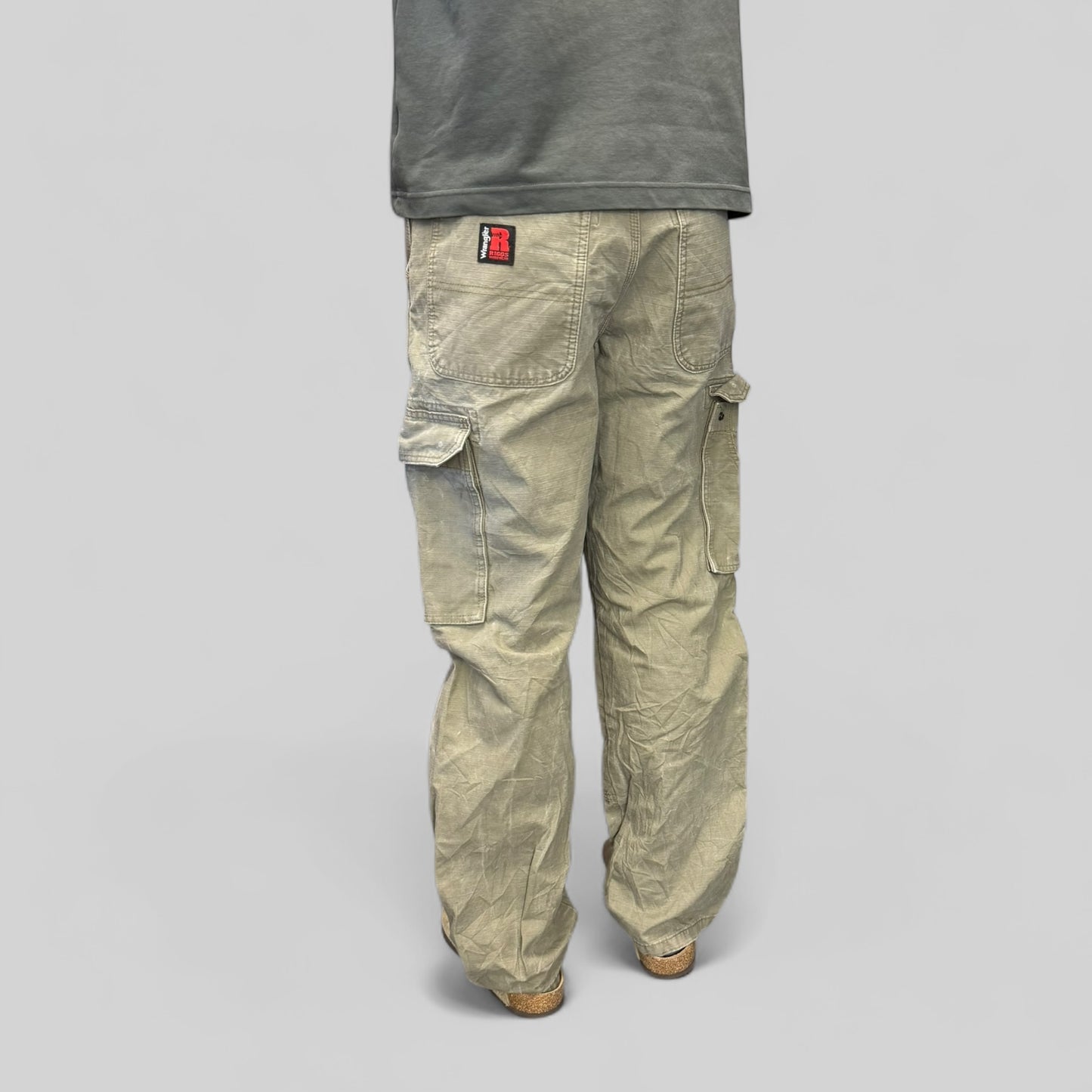 Wrangler Riggs baggy double knee carpenter pants (W33)