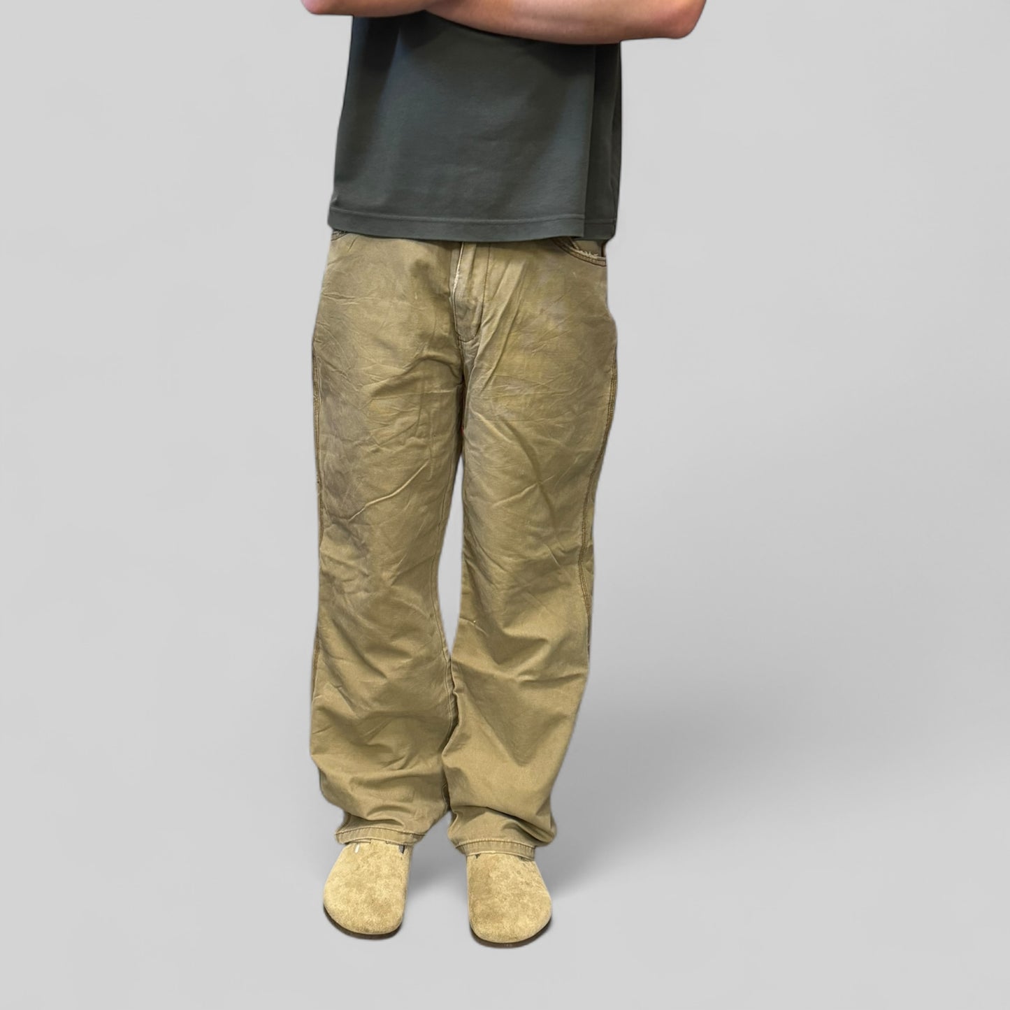 Workwear baggy carpenter pants (W34)