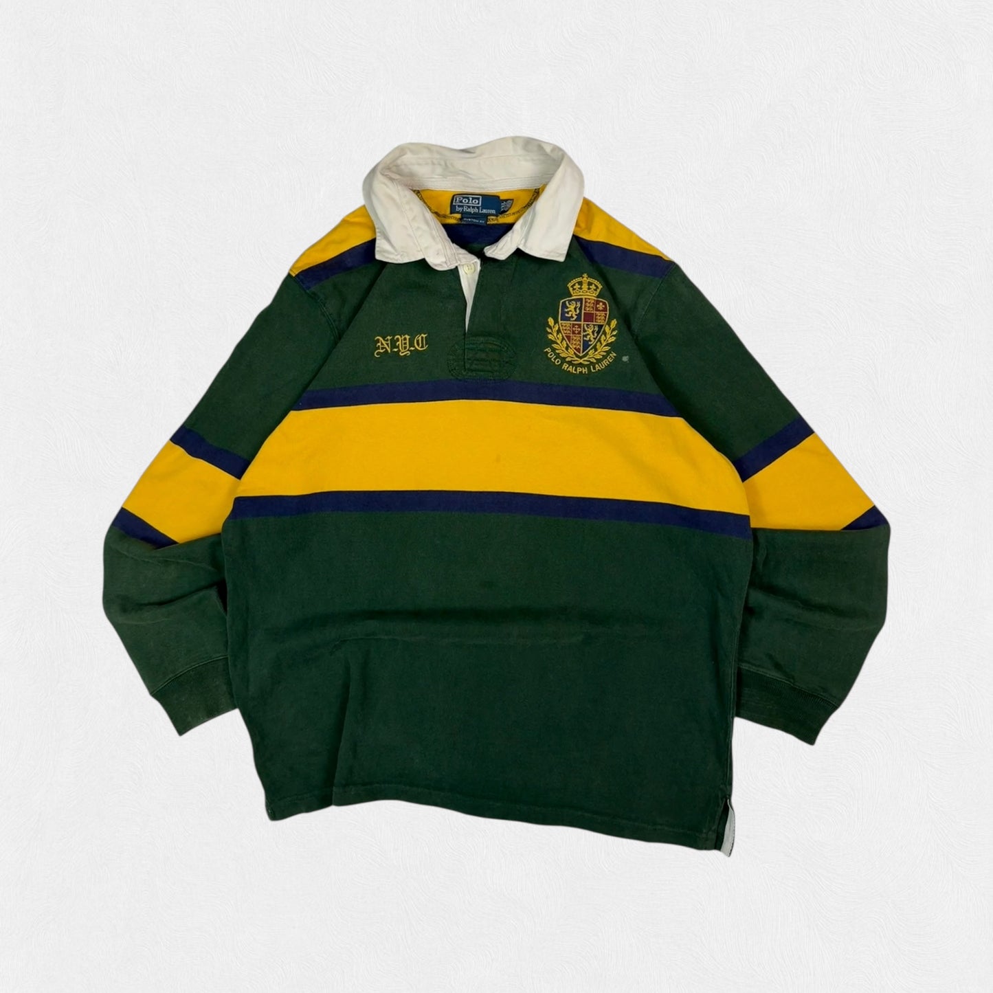 Vintage Polo Ralph Lauren crest rugby polo shirt (XXL)