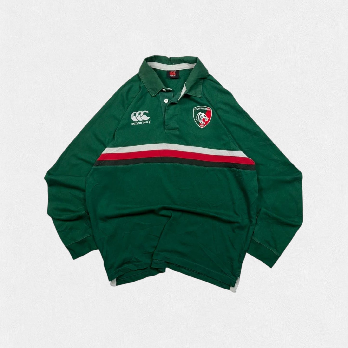 Leicester Tigers 2013/14 Canterbury rugby shirt (L)