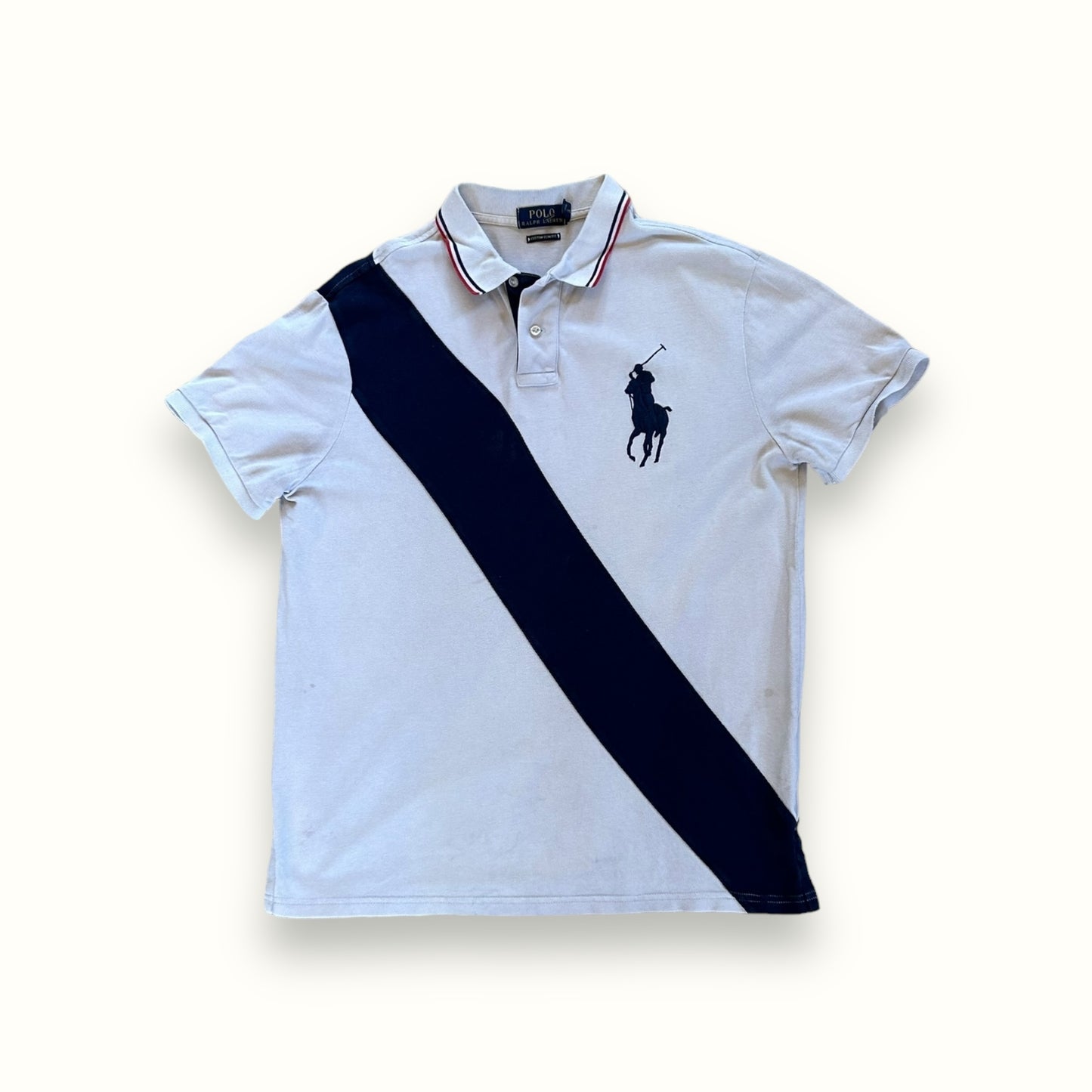 Ralph Lauren striped polo shirt (M)