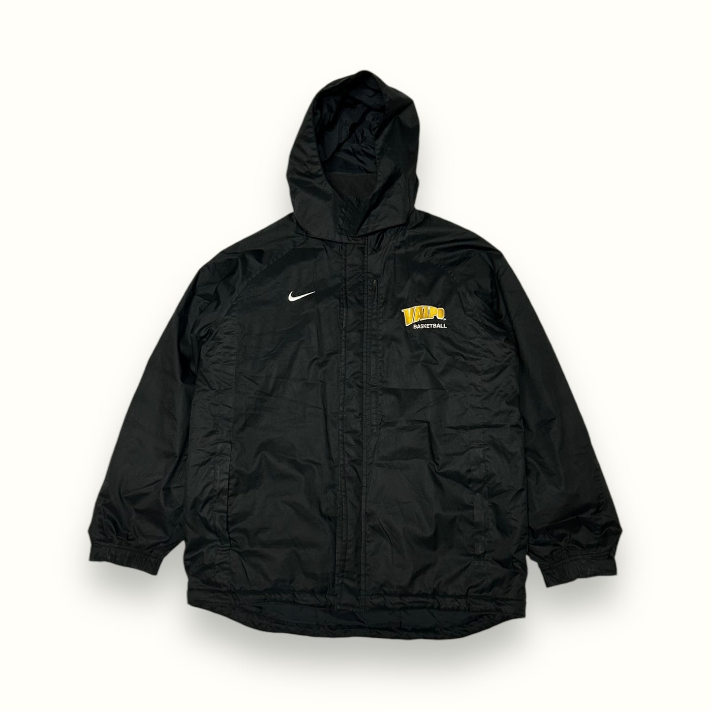 Vintage Nike Valpo basketball puffer jacket (M)