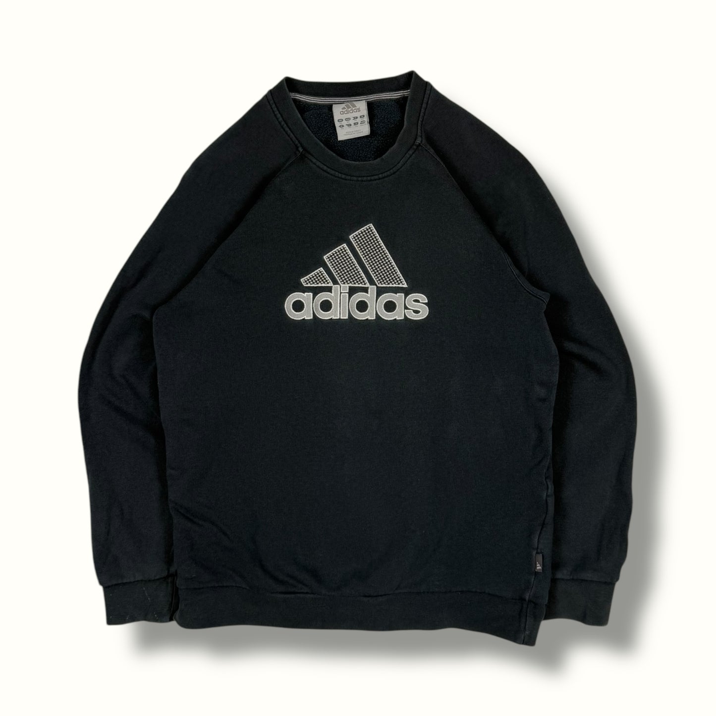 Vintage Adidas centre logo sweatshirt (XS)