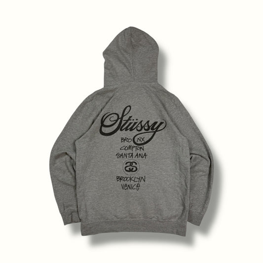 Stussy world tour hoodie (S)