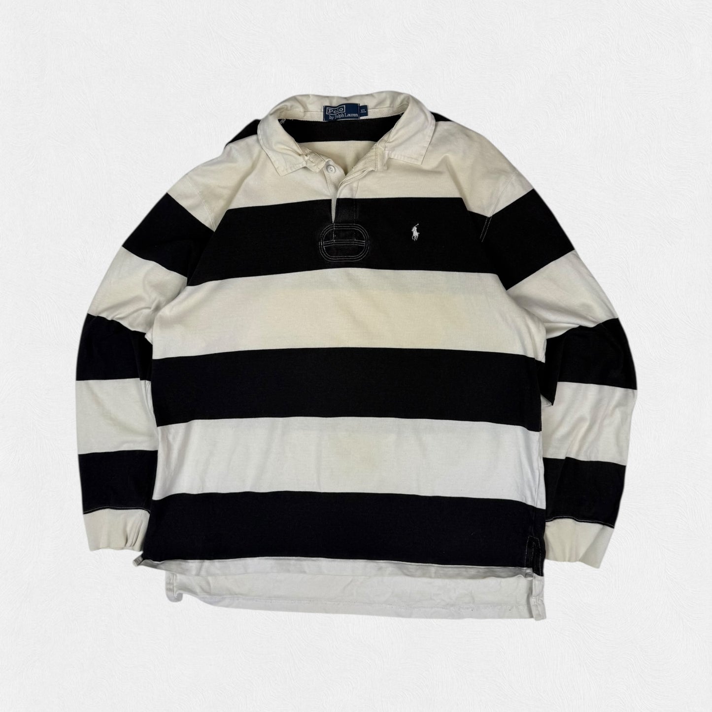 Vintage Polo Ralph Lauren striped rugby polo (XL)