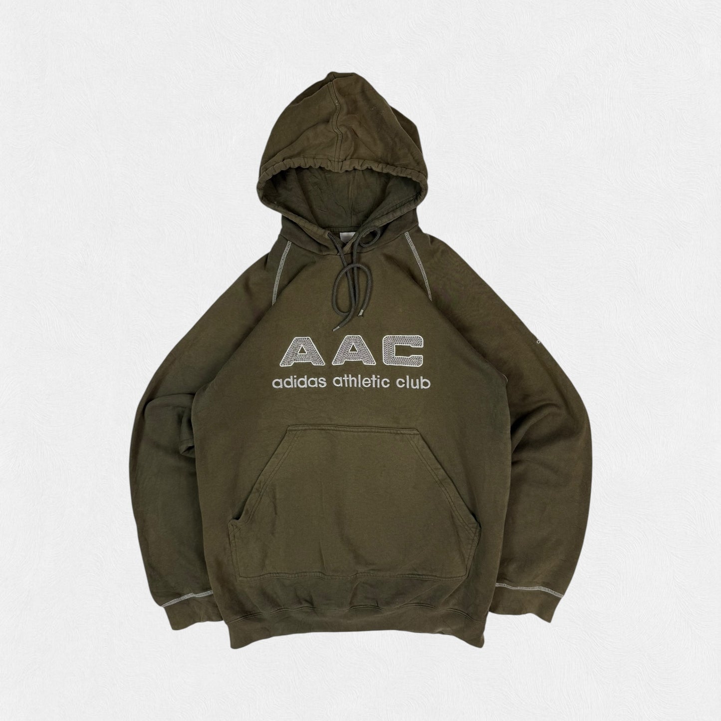 Vintage Adidas athletic club AAC spell out hoodie (S)