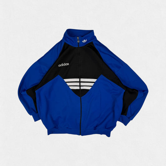Vintage 90s adidas originals colour block track top (L)