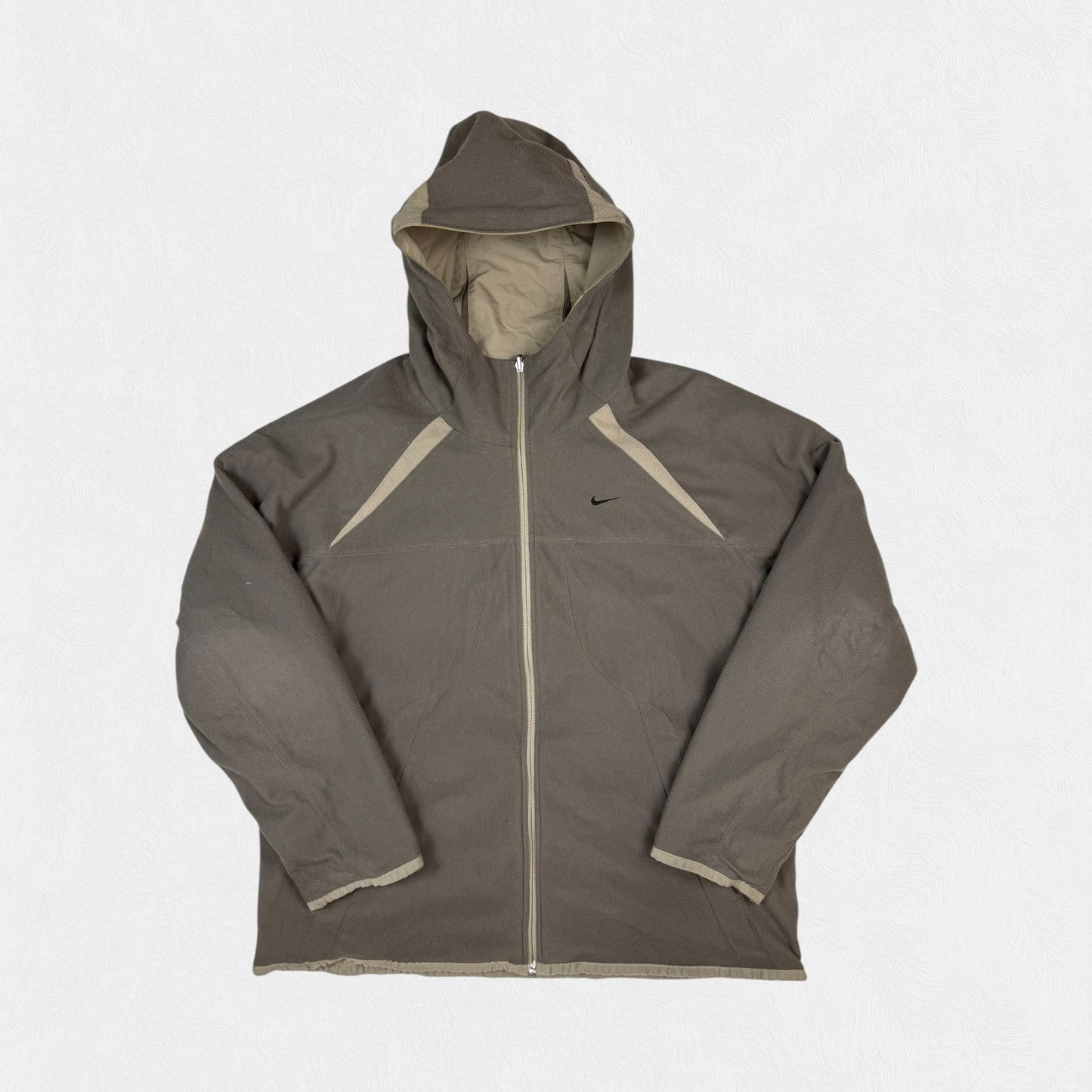 Vintage Nike reversible fleece rain jacket (L)